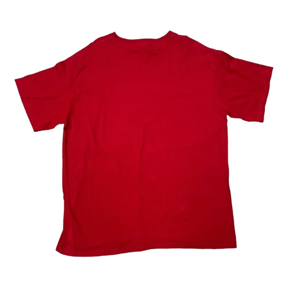 Vintage Adidas Y2K Men’s Baseball Red Shirt